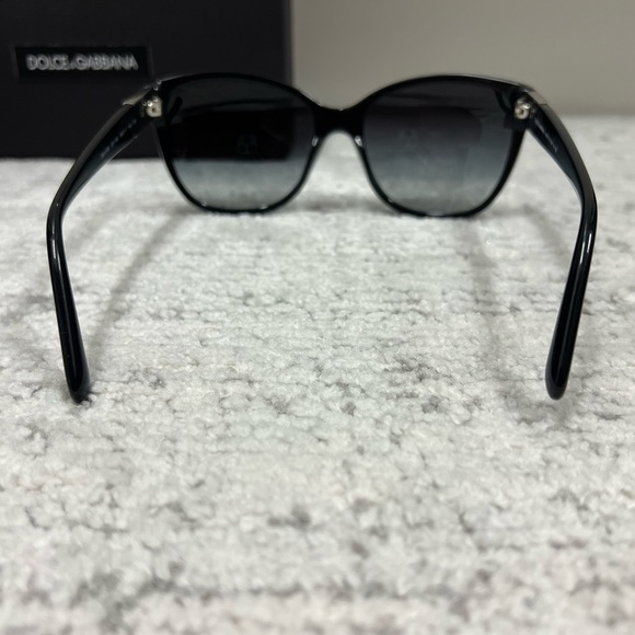 Dolce & Gabbana Cat Eye Sunglasses - Black - Picture 5 of 8